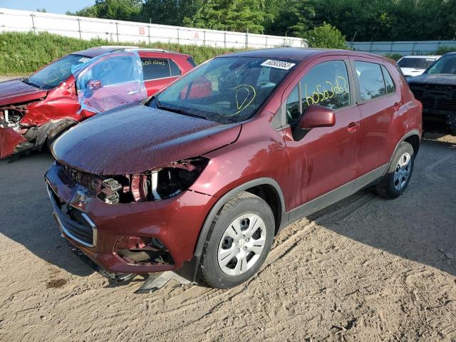CHEVROLET TRAX LS 2017 with VIN 3GNCJKSB4HL275557 - Photo from auction