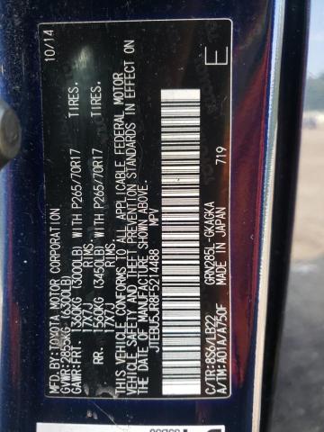 Photo 14 from auction – 2015 TOYOTA 4RUNNER SR with VIN JTEBU5JR8F5214488