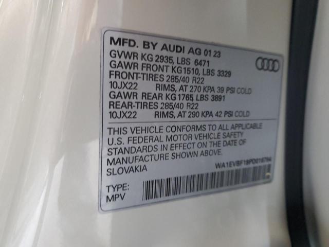 Zdjęcie 14 z aukcji – 2023 AUDI Q8 PREMIUM z VIN WA1EVBF19PD016794