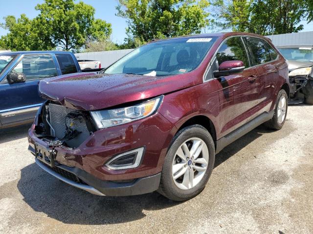 FORD EDGE SEL 2017 with VIN 2FMPK4J94HBB26087 - Photo from auction