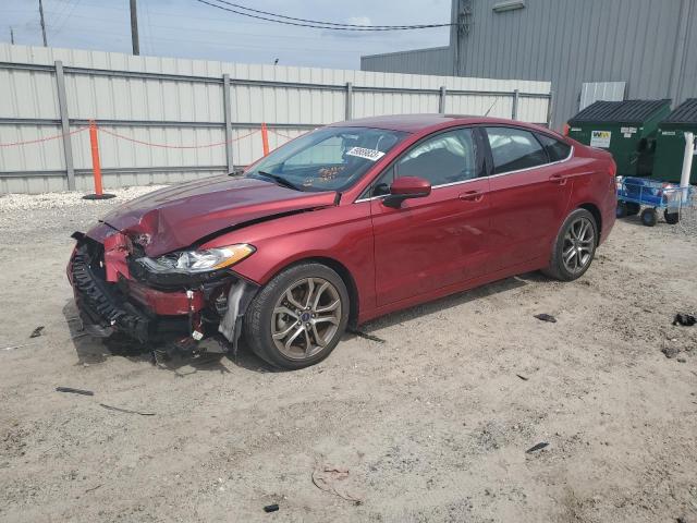 FORD FUSION SE 2017 with VIN 3FA6P0HDXHR402879 - Photo from auction