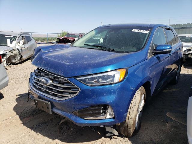 FORD EDGE TITAN 2022 with VIN 2FMPK4K91NBA38558 - Photo from auction