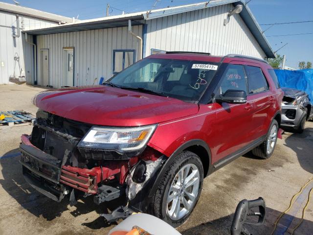 FORD EXPLORER X 2018 with VIN 1FM5K8D85JGC27347 - Photo from auction