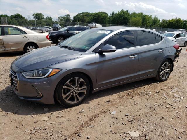 HYUNDAI ELANTRA SE 2017 with VIN KMHD84LF8HU309846 - Photo from auction