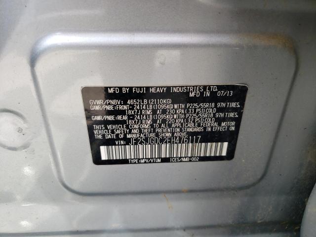 Photo 14 from auction – 2014 SUBARU FORESTER 2 with VIN JF2SJGDC2EH476117