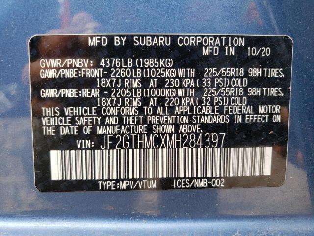 Photo 14 from auction – 2021 SUBARU CROSSTREK with VIN JF2GTHMCXMH284397