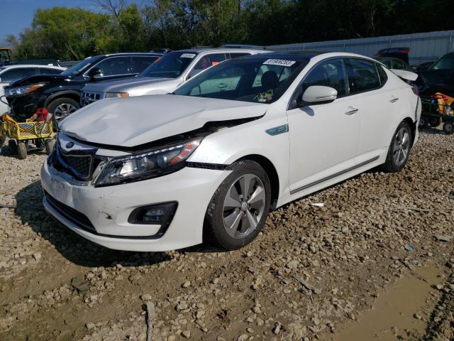 KIA OPTIMA HYB 2014 with VIN KNAGN4AD7E5064889 - Photo from auction