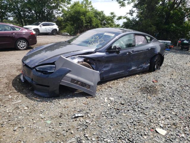 TESLA MODEL S 2022 with VIN 5YJSA1E5XNF489418 - Photo from auction