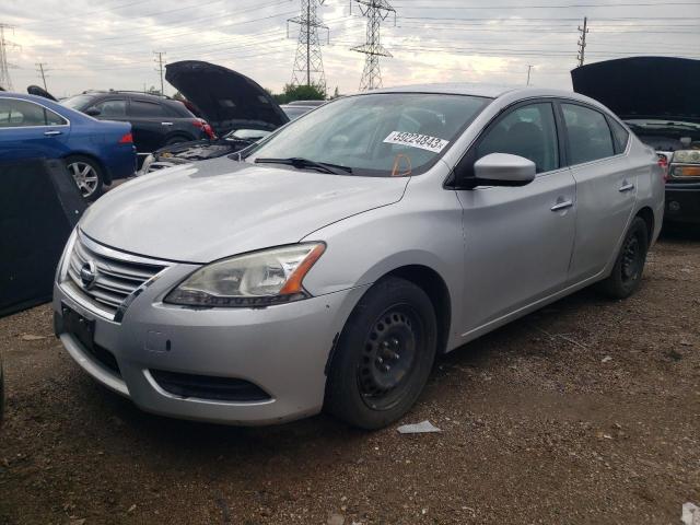 NISSAN SENTRA S 2013 with VIN 3N1AB7AP1DL696656 - Photo from auction