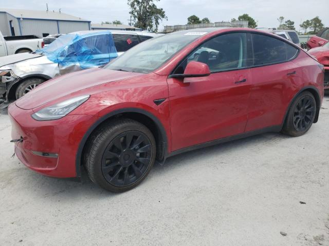 TESLA MODEL Y 2021 с VIN 5YJYGDEE4MF183789 - Снимка от търг