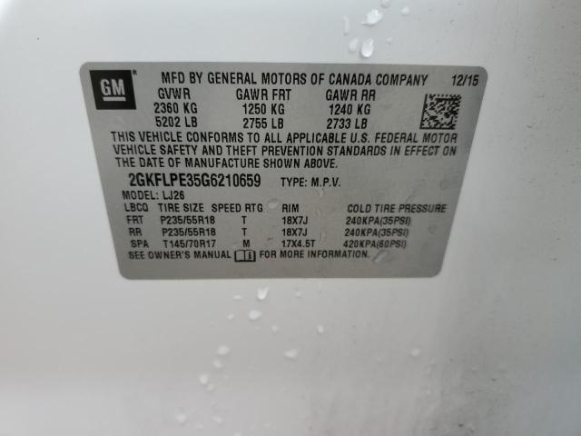 Foto 14 de la subasta – 2016 GMC TERRAIN SL con VIN 2GKFLPE35G6210659