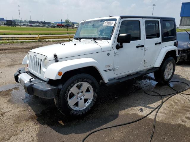 JEEP WRANGLER U 2012 with VIN 1C4BJWEG0CL127428 - Photo from auction