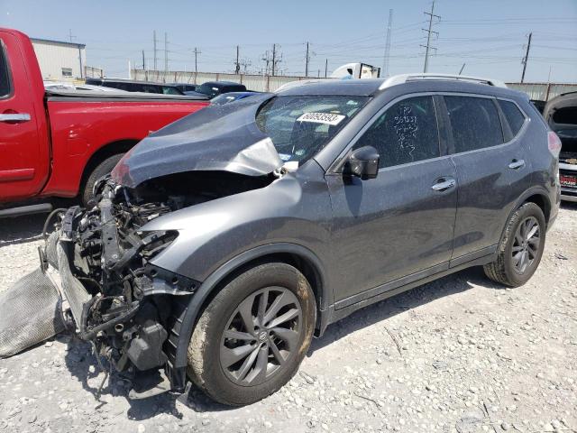 NISSAN ROGUE S 2016 with VIN 5N1AT2MT2GC814893 - Photo from auction