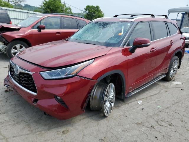 TOYOTA HIGHLANDER 2022 with VIN 5TDEBRCH7NS100445 - Photo from auction