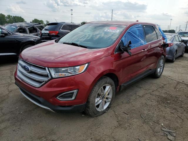 FORD EDGE SEL 2018 with VIN 2FMPK3J93JBB78472 - Photo from auction
