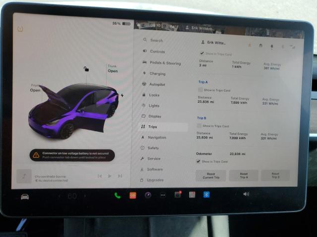 Photo 9 from auction – 2022 TESLA MODEL Y with VIN 7SAYGAEE3NF492611