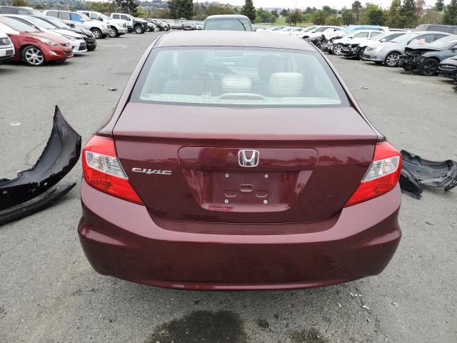 Photo 6 from auction – 2012 HONDA CIVIC LX with VIN 19XFB2F52CE323545