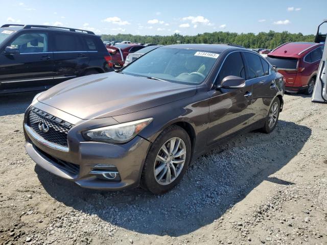 INFINITI Q50 BASE 2014 with VIN JN1BV7AR0EM693719 - Photo from auction