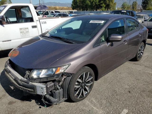 HONDA CIVIC EXL 2014 with VIN 19XFB2F91EE245507 - Photo from auction