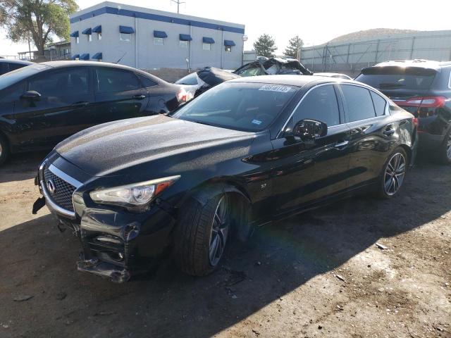 INFINITI Q50 BASE 2015 with VIN JN1BV7AP0FM348996 - Photo from auction