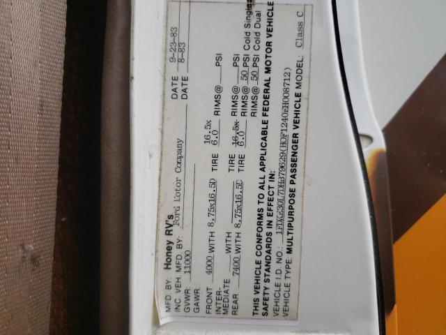Photo 10 from auction – 1984 HONE MOTORHOME with VIN 1FDKE30L7DHB79629