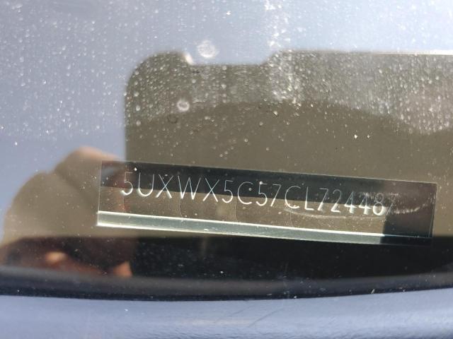 Photo 13 from auction – 2012 BMW X3 XDRIVE2 with VIN 5UXWX5C57CL724487