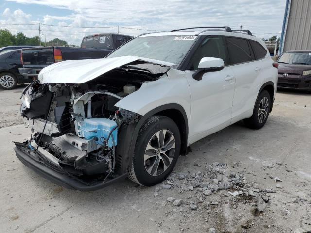 TOYOTA HIGHLANDER 2022 with VIN 5TDHZRBH4NS175100 - Photo from auction