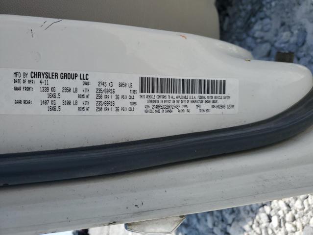 Photo 14 from auction – 2011 CHRYSLER TOWN & COU with VIN 2A4RR5DG2BR727497