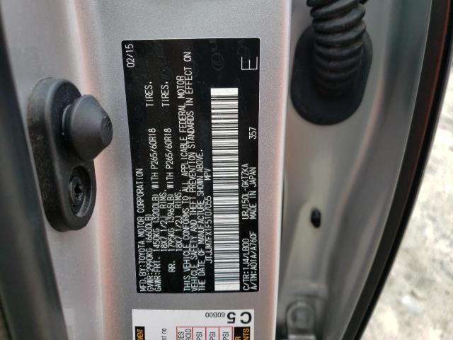 Photo 14 from auction – 2015 LEXUS GX 460 PRE with VIN JTJJM7FX1F5107055