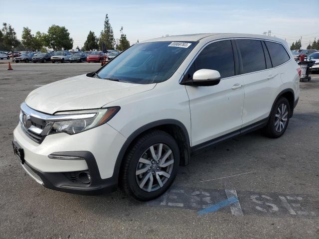 HONDA PILOT EXL 2019 with VIN 5FNYF5H58KB005451 - Photo from auction