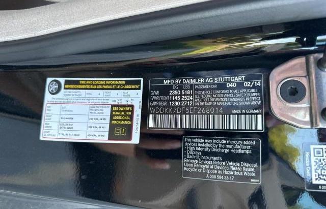 Photo 10 from auction – 2014 MERCEDES-BENZ E 550 with VIN WDDKK7DF5EF268014