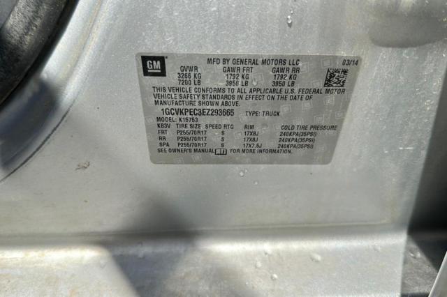 Photo 10 from auction – 2014 CHEVROLET SILVERADO with VIN 1GCVKPEC3EZ293665