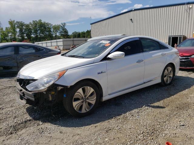 HYUNDAI SONATA HYB 2015 with VIN KMHEC4A40FA125648 - Photo from auction