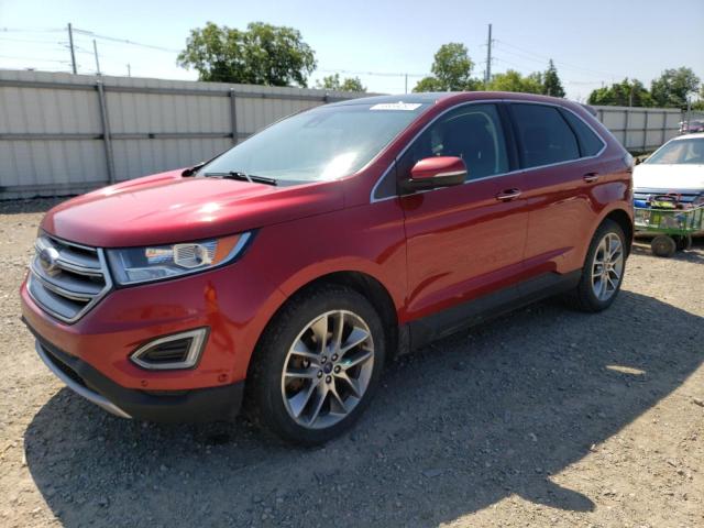 FORD EDGE TITAN 2015 with VIN 2FMPK3K91FBB72210 - Photo from auction