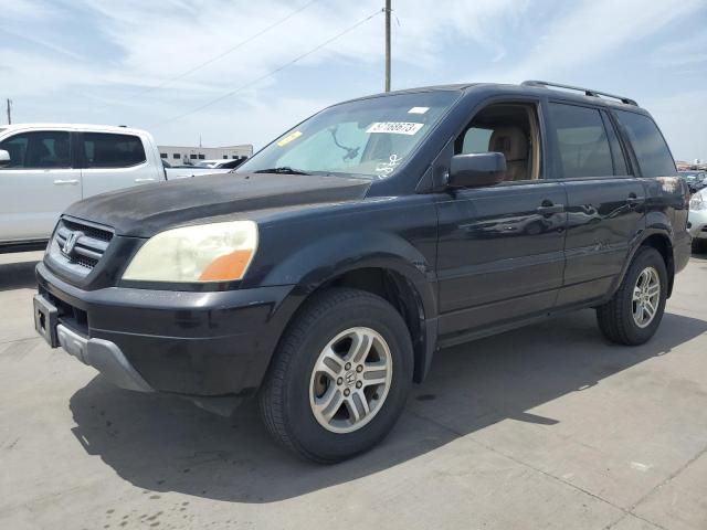 HONDA PILOT EXL 2004 with VIN 5FNYF18564B001331 - Photo from auction