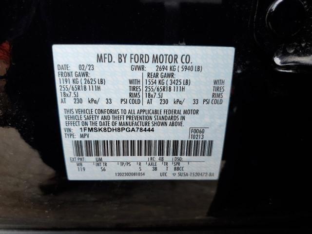 Photo 14 from auction – 2023 FORD EXPLORER X with VIN 1FMSK8DH8PGA78444