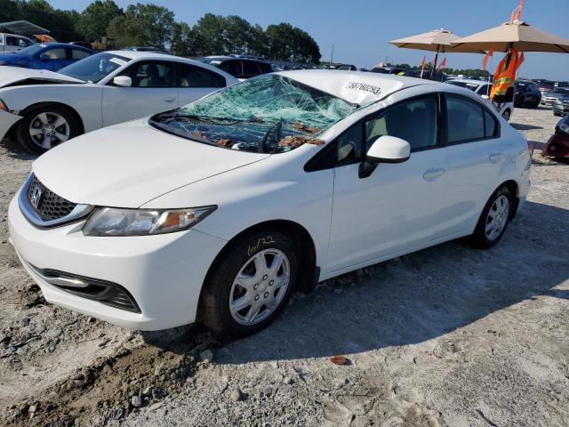 HONDA CIVIC LX 2013 with VIN 19XFB2F52DE064007 - Photo from auction