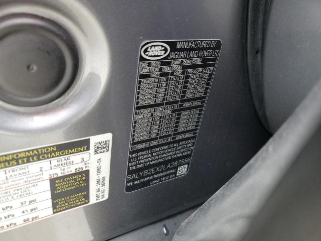 Photo 14 from auction – 2020 LAND ROVER RANGE ROVE with VIN SALYB2EX2LA287556