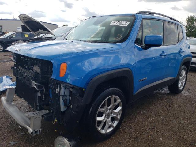 JEEP RENEGADE L 2015 with VIN ZACCJBBT7FPB37937 - Photo from auction