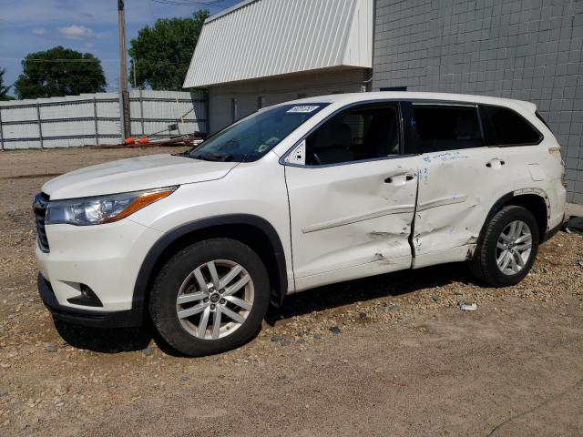 TOYOTA HIGHLANDER 2016 with VIN 5TDBKRFH0GS310970 - Photo from auction