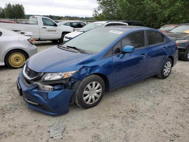 Photo 1 from auction – 2013 HONDA CIVIC LX with VIN 19XFB2F5XDE285130