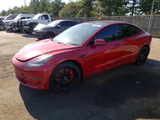 TESLA MODEL 3 2022 with VIN 5YJ3E1EC4NF203862 - Photo from auction