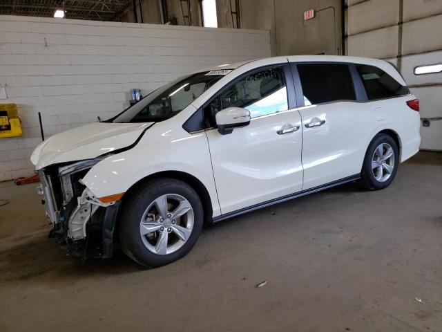 HONDA ODYSSEY EX 2018 with VIN 5FNRL6H70JB051245 - Photo from auction