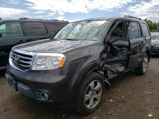 HONDA PILOT EXL 2014 with VIN 5FNYF4H51EB037673 - Photo from auction