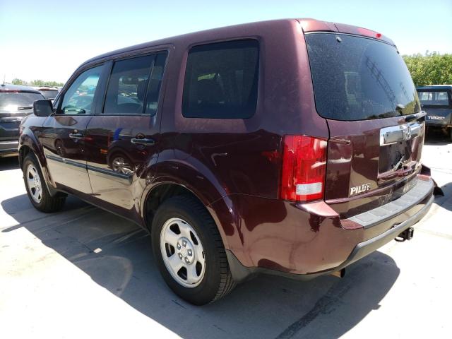 Photo 2 from auction – 2011 HONDA PILOT LX with VIN 5FNYF4H22BB088973