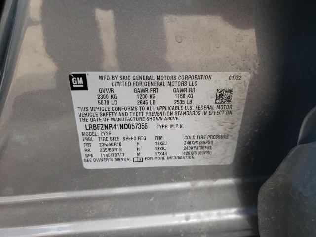Photo 14 from auction – 2022 BUICK ENVISION E with VIN LRBFZNR41ND057356