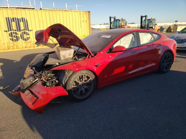 TESLA MODEL S 2022 with VIN 5YJSA1E57NF462242 - Photo from auction