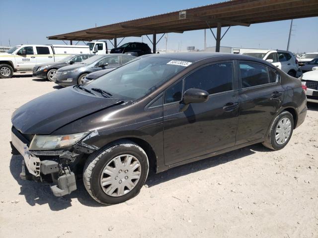 HONDA CIVIC LX 2014 with VIN 2HGFB2F54EH512626 - Photo from auction