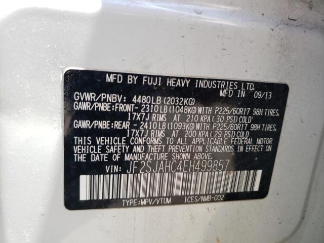 Photo 14 from auction – 2014 SUBARU FORESTER 2 with VIN JF2SJAHC4EH499857