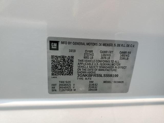 Photo 14 from auction – 2020 CHEVROLET BLAZER PRE with VIN 3GNKBFRS5LS559199